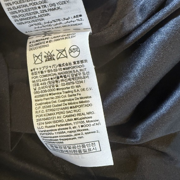 Banana Republic Knit Sheath Dress Sz 12 Marled Black White Tweed Short Sleeve - Picture 8 of 12